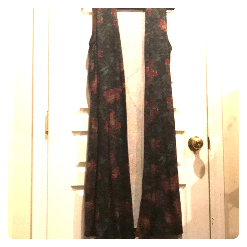 LuLaRoe Joy Long vest size M